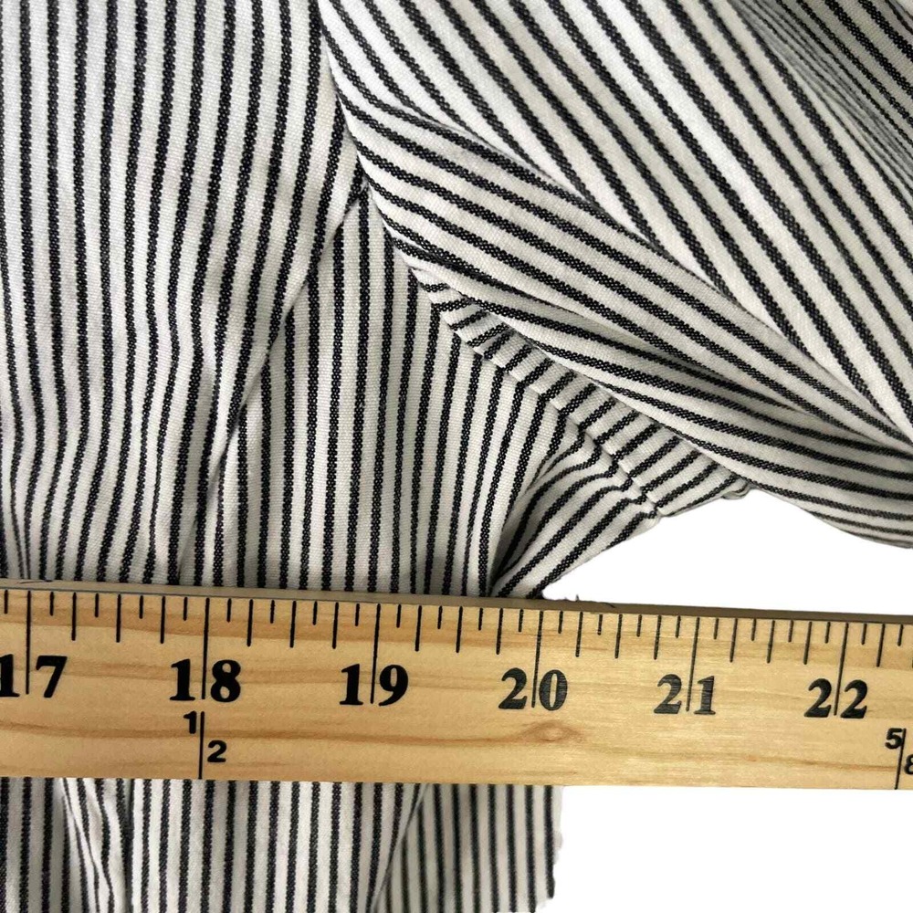 Chicos Size 3 Large Stripped Button Up Cotton Jac… - image 6